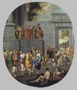 Joseph Stella Liberality of Louis XIII and Cardinal Richelieu oil painting